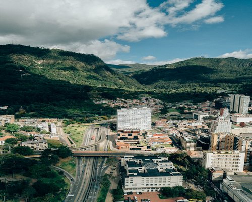 urban park in Bogota with fresh climate